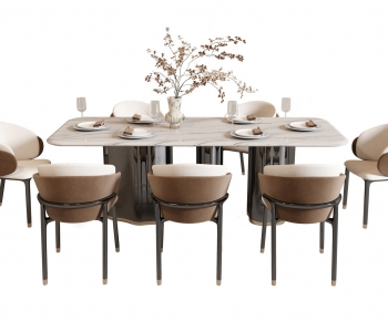 Modern Dining Table And Chairs-ID:356512075