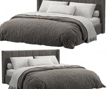 Modern Double Bed-ID:754997976