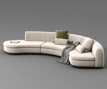 Modern Curved Sofa-ID:354809832