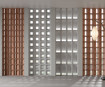 Modern Cement Brick Screen Partition-ID:643095976