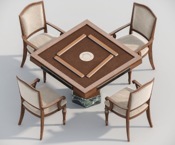 American Style Mahjong Tables And Chairs-ID:935985097