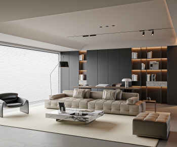 Modern A Living Room-ID:802911048