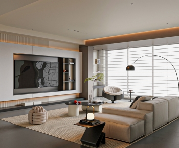 Modern A Living Room-ID:244919064