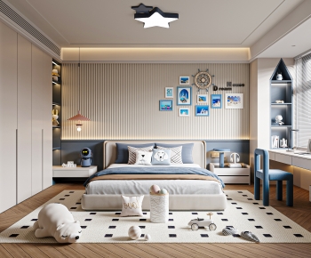 Modern Boy's Room And Son's Room-ID:971460101