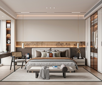 New Chinese Style Bedroom-ID:135776045