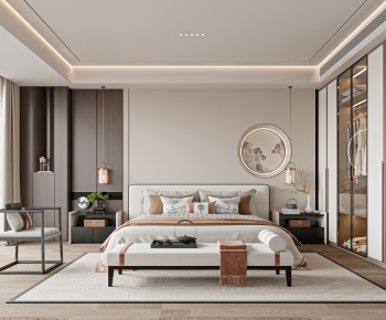 New Chinese Style Bedroom-ID:535265921