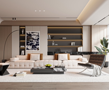 Modern A Living Room-ID:418452983