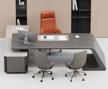 Modern Office Desk And Chair-ID:794568062