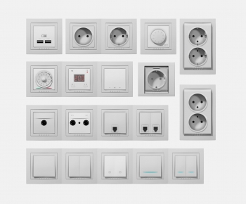 Modern Switch Socket Panel-ID:501311067