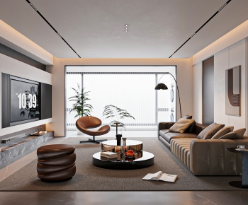 Modern A Living Room-ID:772413022