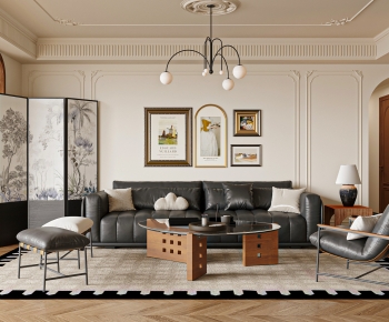 French Style A Living Room-ID:908936023