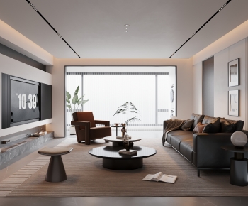 Modern A Living Room-ID:195070032