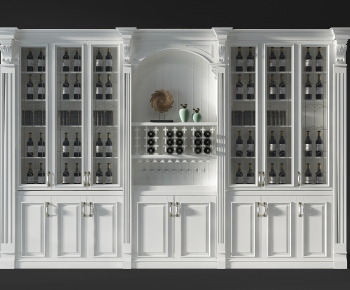 European Style Wine Cabinet-ID:474625111