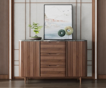 New Chinese Style Side Cabinet-ID:522242072