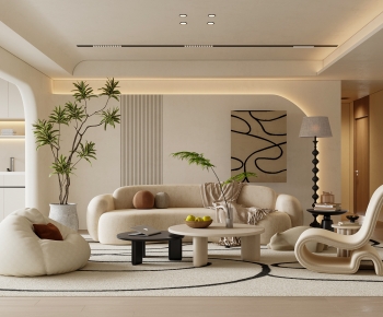 Modern A Living Room-ID:966242077