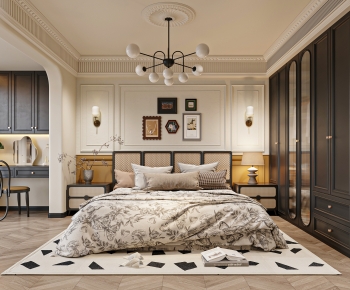 French Style Bedroom-ID:403930903