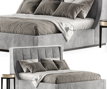 Modern Double Bed-ID:725720882