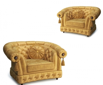 European Style Single Sofa-ID:126071076