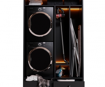 Modern Laundry Cabinet-ID:308063039