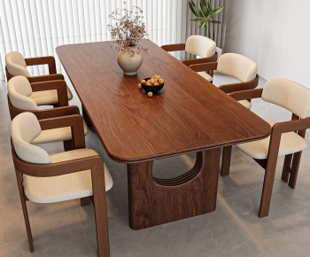 Modern Dining Table And Chairs-ID:684597021