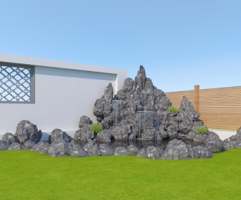 New Chinese Style Rockery Waterscape-ID:179013978