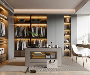 Modern Clothes Storage Area-ID:622653017