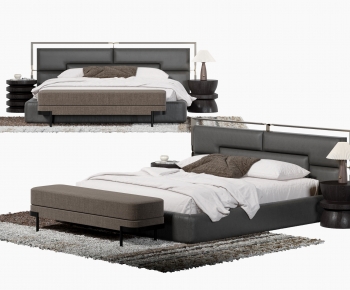 Modern Double Bed-ID:989048961