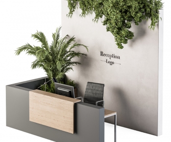 Modern Reception Desk-ID:945506103