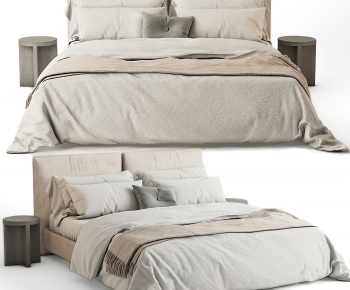 Modern Double Bed-ID:819875962