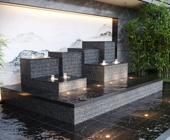 Modern Rockery Waterscape-ID:108699821