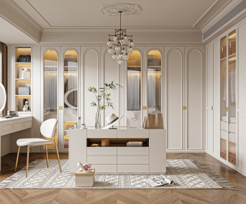 French Style Clothes Storage Area-ID:351777089