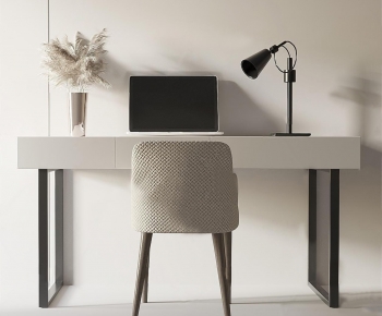 Modern Computer Desk And Chair-ID:855074884