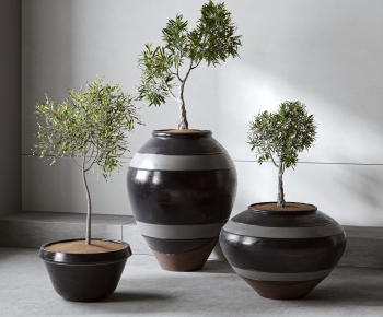 Modern Ground Green Plant Potted Plants-ID:795859103