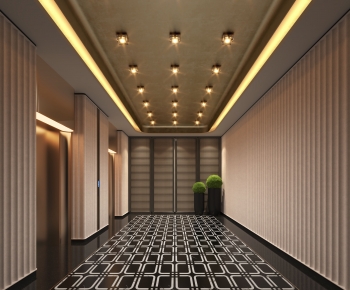 Modern Elevator Hall-ID:885602951