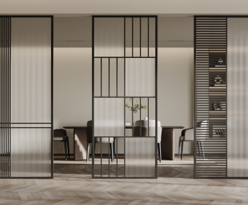 Modern Glass Screen Partition-ID:964854006