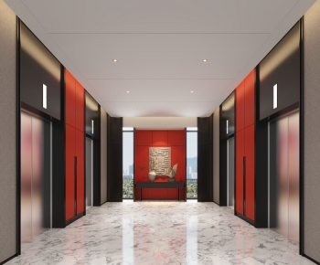 Modern Elevator Hall-ID:809401044