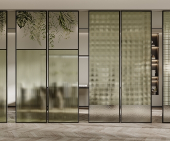 Modern Glass Screen Partition-ID:949540143