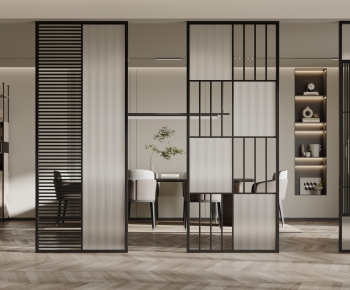 Modern Glass Screen Partition-ID:207721959