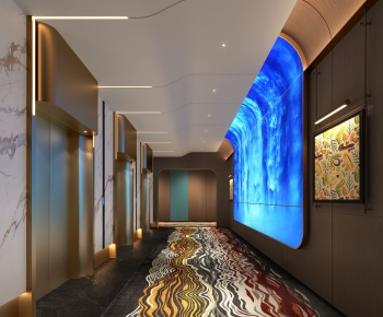 Modern Elevator Hall-ID:707391982