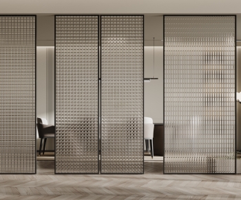 Modern Glass Screen Partition-ID:286251074