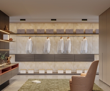 Modern Clothes Storage Area-ID:404745104