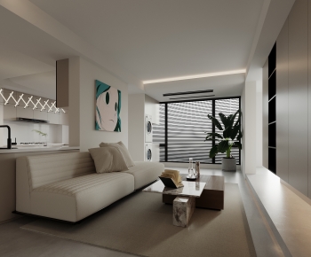 Modern A Living Room-ID:382989882