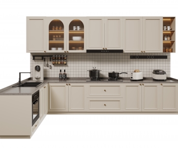 French Style Kitchen Cabinet-ID:461205967