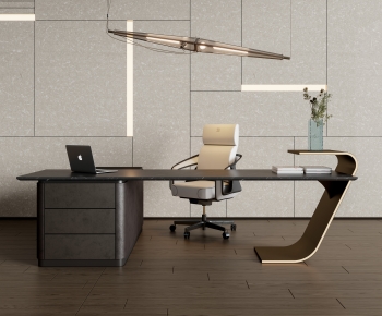 Modern Office Desk And Chair-ID:794471033