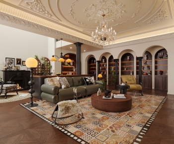 French Style A Living Room-ID:336059093