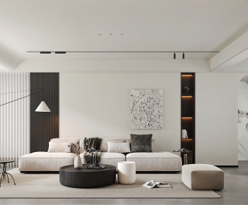 Modern A Living Room-ID:591336974