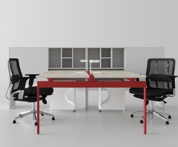 Modern Office Desk And Chair-ID:709312925