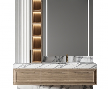 Modern Bathroom Cabinet-ID:438229085