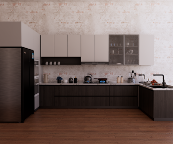 Modern Kitchen Cabinet-ID:609762915