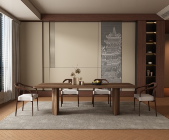 New Chinese Style Dining Room-ID:159212117